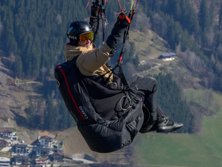 Cabrio, Harnes de parapente